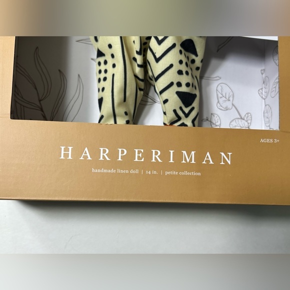 Harperiman Quinn 14” Handmade Plush Linen Doll - BNIB - Picture 3 of 10